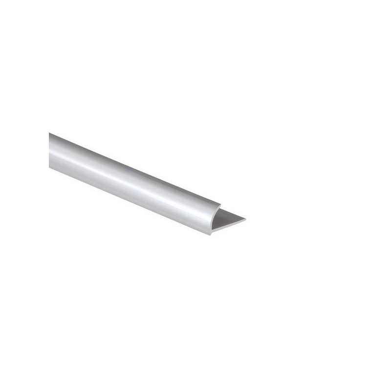 Quart-de-rond mur argent mat pvc L.250 cm X ep.8 mm -  - meilleure qualité