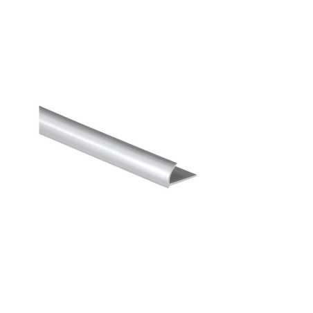 Quart-de-rond mur argent mat pvc L.250 cm X ep.8 mm -  - meilleure qualité