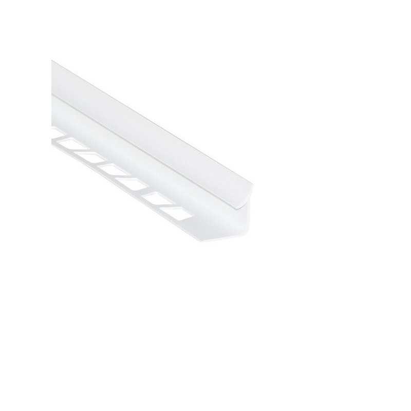 Profil d'étanchéité mur blanc mat pvc L.250 cm X ep.12 mm - STANDERS - meilleure qualité