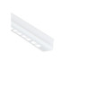 Profil d'étanchéité mur blanc mat pvc L.250 cm X ep.12 mm - STANDERS - meilleure qualité