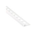Equerre de finition carrelage mur blanc mat pvc L.250 cm X Ep.8 mm - STANDERS - meilleure qualité