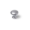 Lot de 4 boutons demeuble Rond Zamak chromé H.25 X L.25 X p.25mm