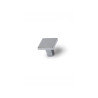 Lot de 4 boutons demeuble carré Zamak chromé H.28 X L.30 X p.30mm