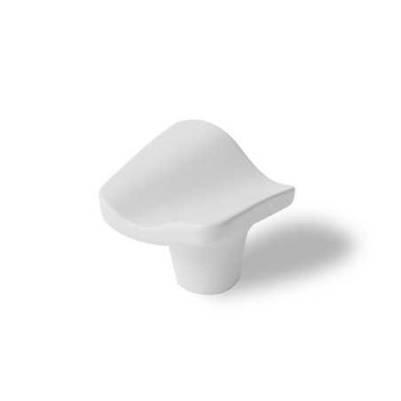 Lot de 4 boutons demeuble Vague Zamak peint H.26 X L.32 X p.31mm