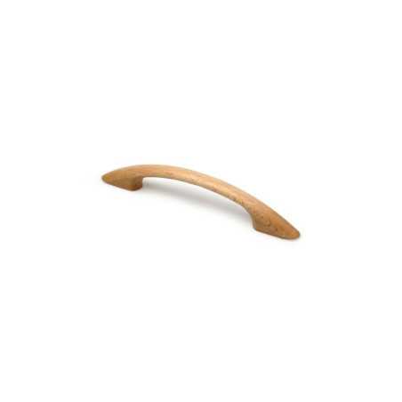 Lot de 6 poignées demeuble entraxe 96mm bois verni