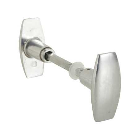 Lot de 2 boutons de porteAlliage acier poli