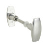 Lot de 2 boutons de porteAlliage acier poli