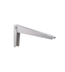 Equerre escamotable acier epoxy blanc H.10 X p.20 cm