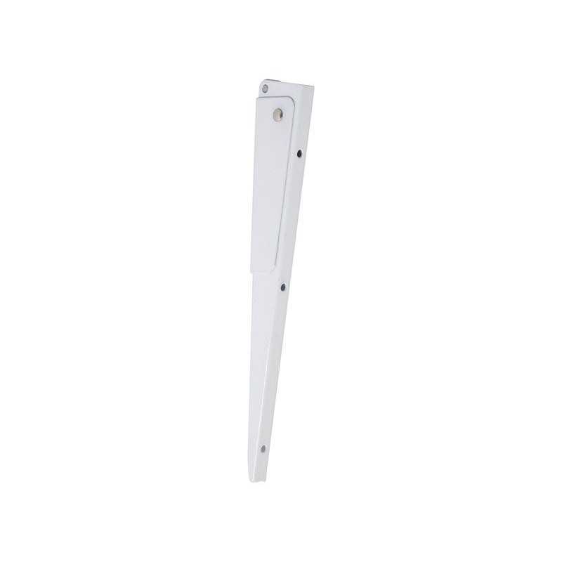 Equerre escamotable acier epoxy blanc H.13 X p.30 cm