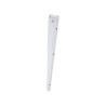 Equerre escamotable acier epoxy blanc H.13 X p.30 cm