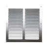 Grille d'aération aluminium anodisé