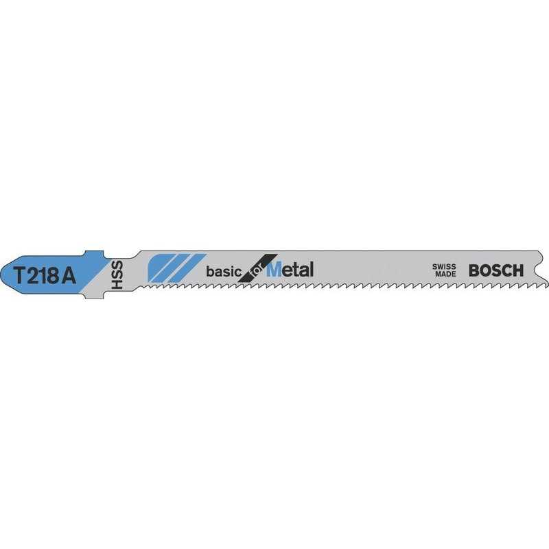 Lot de 2 lames coupe fine Et Nette Bosch t218A pourmétalmoyen