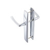 Lot de 2poignées de porte acier sans trou Inspire Acier Entraxe 195 Mm