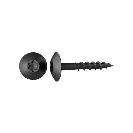 Lot de 8 Vis acier têteRonde Standers Diam.6 Mm X L.30 Mm