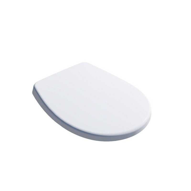 Abattant déclipsable frein de chute plastique thermodur Clicketclean blanc
