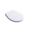 Abattant déclipsable frein de chute plastique thermodur Clicketclean blanc