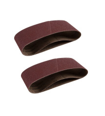 Lot de 2 bandes abrasives75 X 533mm Grains 120
