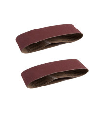 Lot de 2 bandes abrasives100 X 610mm Grains 40