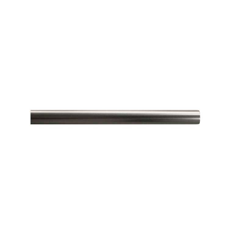 Tringle à rideau argent et grise claire Diam. 28 mm 250 cm