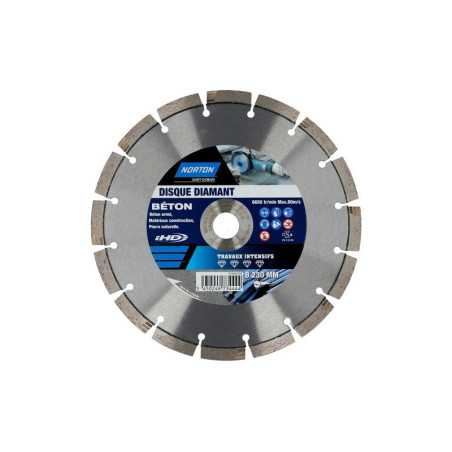 Disque diamant Intensif segmenté pourmatériaux de construction NortonDiam230Mm