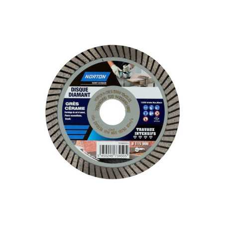 Disque diamant Intensif turbo pour Grèsdiam.115mm