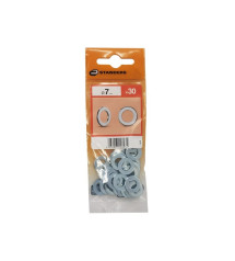 Rondelles acier carbone zingué Diam.7.4 Mm