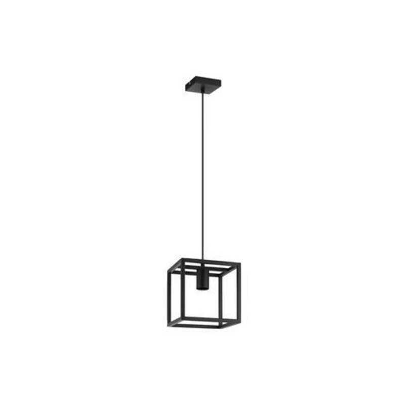 Suspension industriel en métal noir Eldrick 1 Lumière(S) D.20 Cm