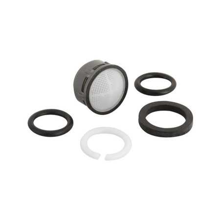 Set embase bec à insertion + aérateur 20 x 27 mm