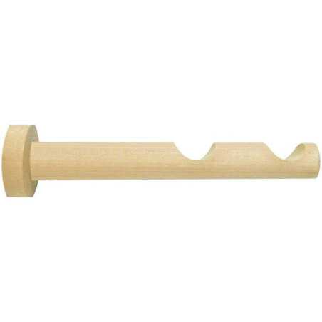 Support tringle à  rideau 28 mm chêne verni INSPIRE