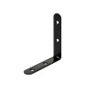 Equerre de chaise acier noirL.100 mm x l.20 mm x H.10 cm