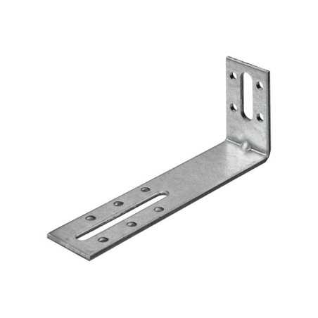 Equerre de reglage acier zingueL.140 mm x l.55 mm x H.3 cm