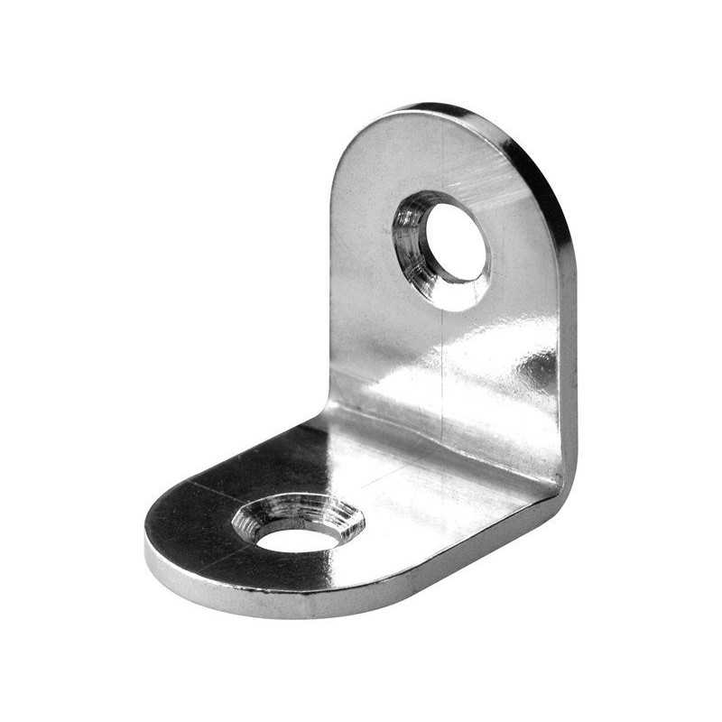 Lot de 10 équerres de chaise inoxL.20 mm x l.15 mm x H.2 cm
