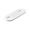 Patte dassemblage acier blancL. 40 mm x l.15 mm x H.0.2 cm