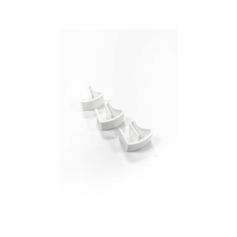 Lot de 3 supports sans perçage fenêtre pVc/Alu  blanc pour store vénitien -  - meilleure qualité