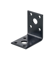 Equerre noirl.50 mm x P.30 cm