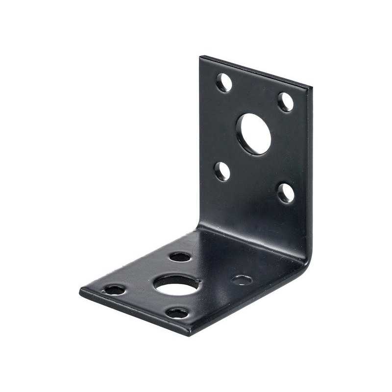 Equerre noirl.50 mm x P.30 cm