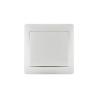 Poussoir saillie surface blanc