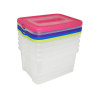 Lot de 5 boîtes de rangement polypropylène  44.8x 34.5x22.5 cm|Sanifer