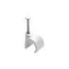 Lot de 50 attaches fils diamètre de 16 à  19 mm blanc