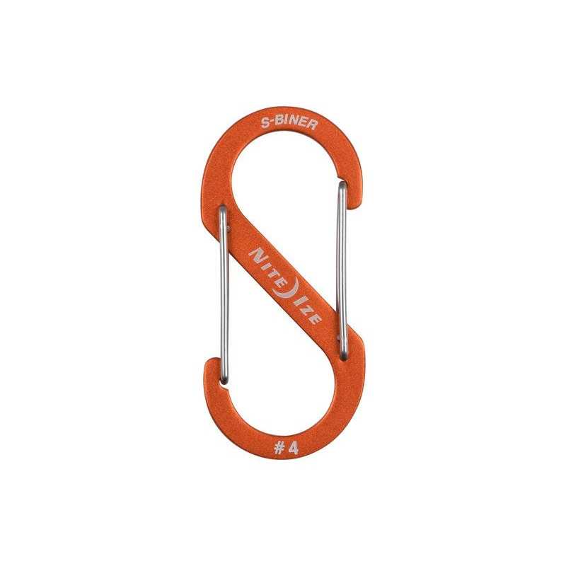 Mousqueton aLuminium Laque NITE IZE L.9 x L.4cm x Ep.0.8 mm