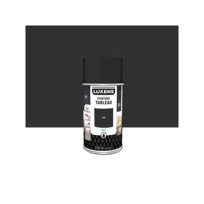 Peinture aérosol tableau  noir  mat 150  ml -  - meilleure qualité