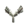 Robinet darrêt valve dangle à  clapet en laiton 15 - 21
