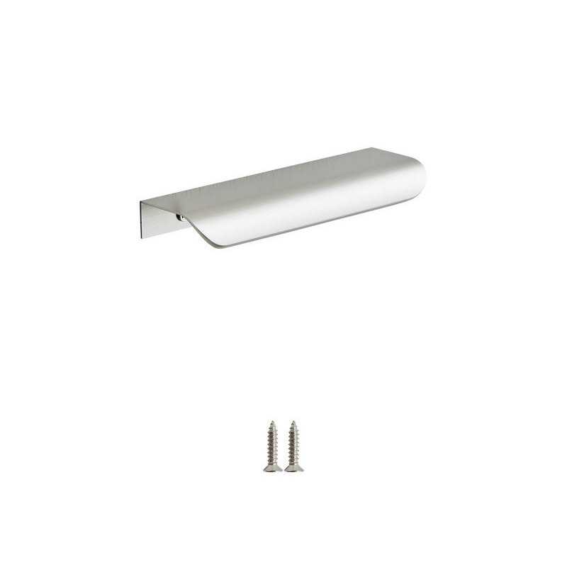 Poignée de porte Oslo 96mm nickel brossé