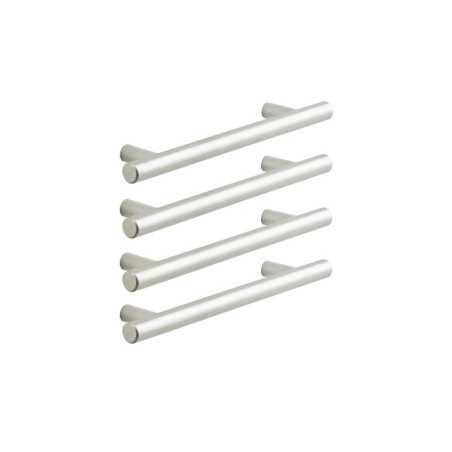 Lot de 4poignée Sara 128mmnickel brossé