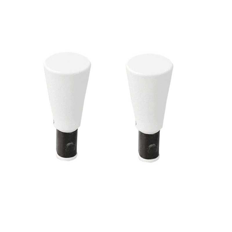 2 embouts pour barre de vitrage