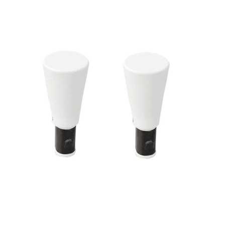 2 embouts pour barre de vitrage