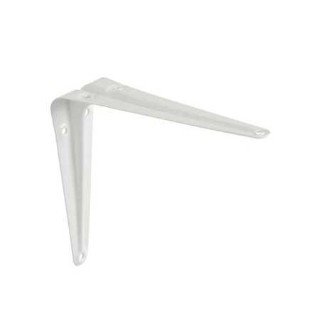 Equerre Normo en acier peint P.12.5 x H.15 cm blanc