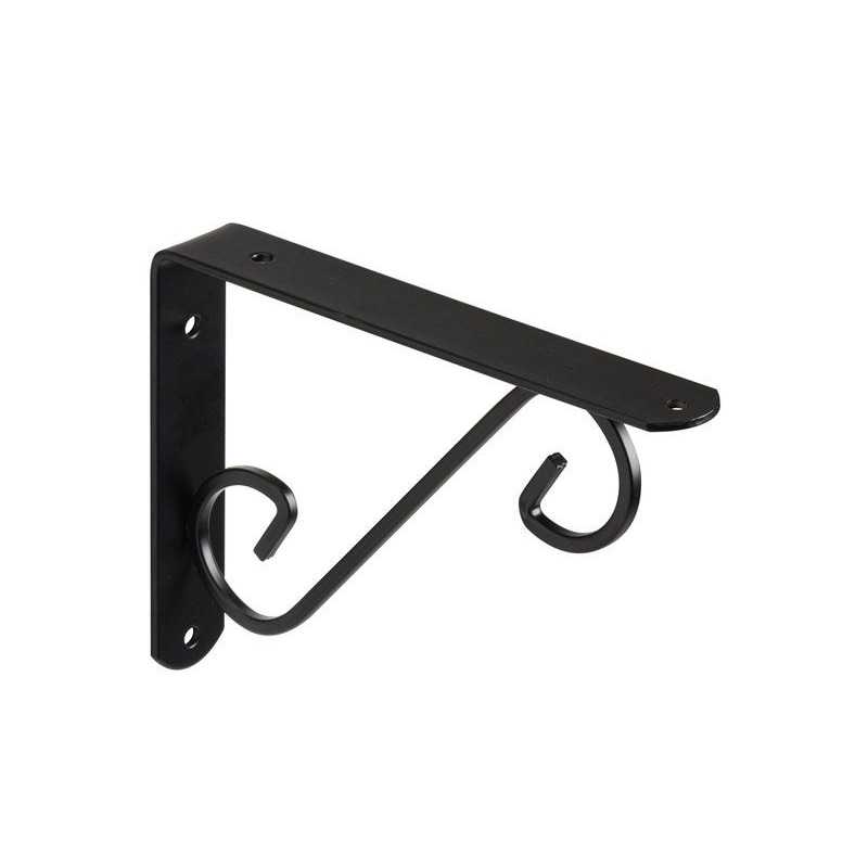 Equerre volute 14X19CM noir