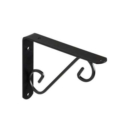 Equerre volute 14X19CM noir