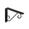 Equerre volute 14X19CM noir